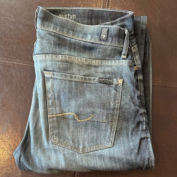 Men's 7 for all Mankind “Austyn”Blue Jeans size 34x34 - Picture 1 of 4